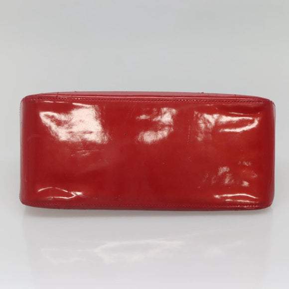 LOUIS VUITTON Vernis Rosewood Avenue Hand Bag Pomme D'amour M93507 Auth 142264