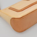 LOUIS VUITTON Vernis Mallory Square Accessory Pouch Pink M91292 LV Auth 142265-15