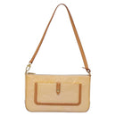 LOUIS VUITTON Vernis Mallory Square Accessory Pouch Pink M91292 LV Auth 142265-13