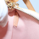 LOUIS VUITTON Vernis Mallory Square Accessory Pouch Pink M91292 LV Auth 142265-12