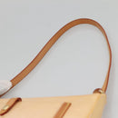 LOUIS VUITTON Vernis Mallory Square Accessory Pouch Pink M91292 LV Auth 142265-14