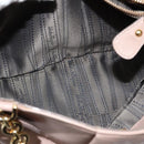 Salvatore Ferragamo Gancini Hand Bag Leather 2way Purple Gold Auth 142267-21