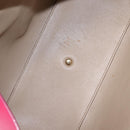 Salvatore Ferragamo Gancini Hand Bag Leather Pink Gold Auth 142269-10