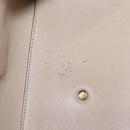 Salvatore Ferragamo Gancini Hand Bag Leather Pink Gold Auth 142269-11