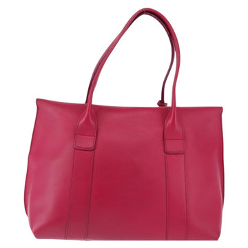 Salvatore Ferragamo Gancini Hand Bag Leather Pink Gold Auth 142269 - 0