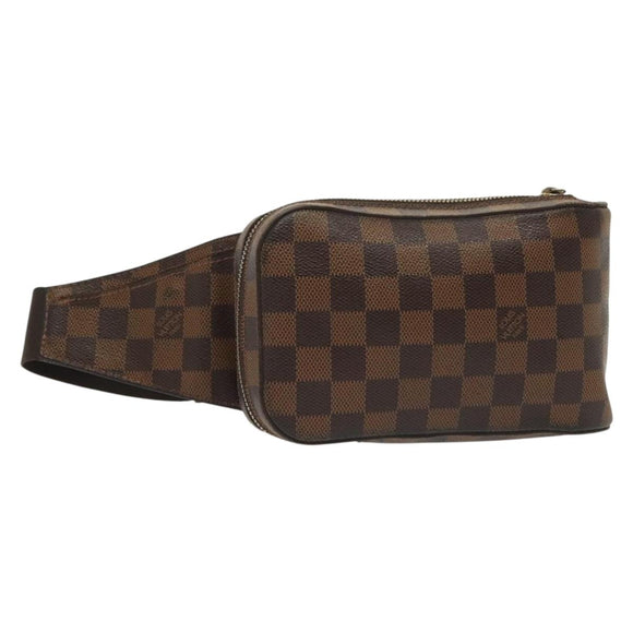 LOUIS VUITTON Damier Ebene Geronimos Shoulder Bag N51994 LV Auth 142270