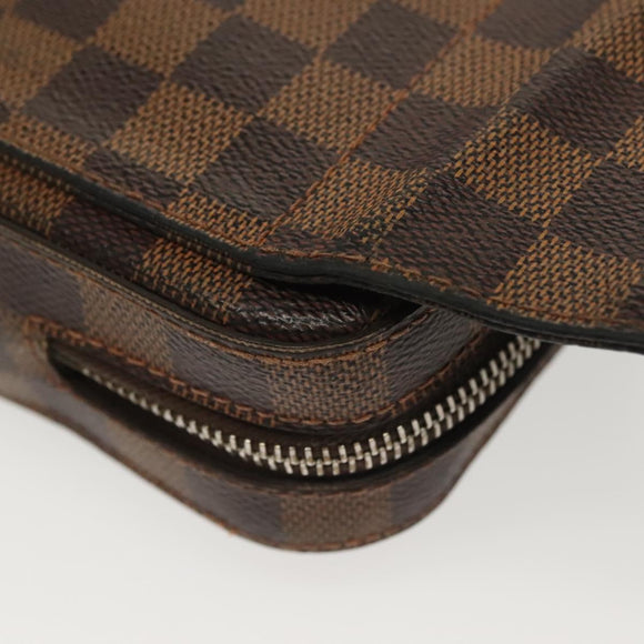 LOUIS VUITTON Damier Ebene Geronimos Shoulder Bag N51994 LV Auth 142270