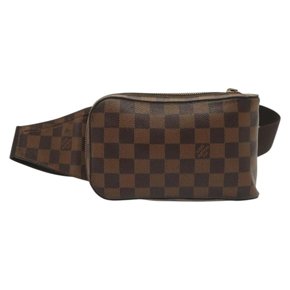 LOUIS VUITTON Damier Ebene Geronimos Shoulder Bag N51994 LV Auth 142270