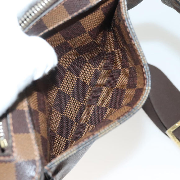 LOUIS VUITTON Damier Ebene Geronimos Shoulder Bag N51994 LV Auth 142270