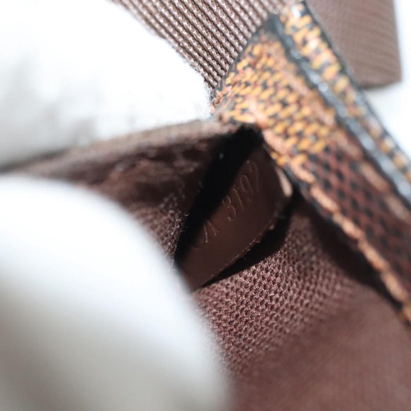 LOUIS VUITTON Damier Ebene Geronimos Shoulder Bag N51994 LV Auth 142270