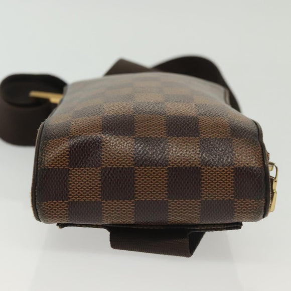 LOUIS VUITTON Damier Ebene Geronimos Shoulder Bag N51994 LV Auth 142270