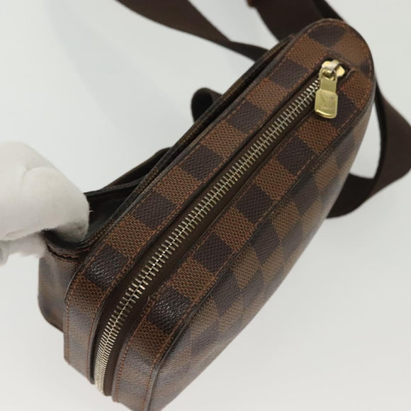 LOUIS VUITTON Damier Ebene Geronimos Shoulder Bag N51994 LV Auth 142270