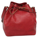 LOUIS VUITTON Epi Petit Noe Shoulder Bag Red M44107 LV Auth 142271-1