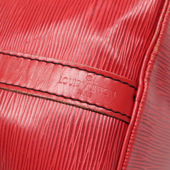 LOUIS VUITTON Epi Petit Noe Shoulder Bag Red M44107 LV Auth 142271