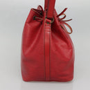 LOUIS VUITTON Epi Petit Noe Shoulder Bag Red M44107 LV Auth 142271-3
