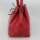 LOUIS VUITTON Epi Petit Noe Shoulder Bag Red M44107 LV Auth 142271-4