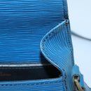 LOUIS VUITTON Epi Saint Cloud PM Schoudertas Blauw M52195 LV Auth 142273-9