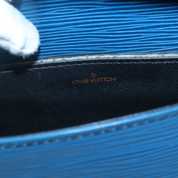 LOUIS VUITTON Epi Saint Cloud PM Shoulder Bag Blue M52195 LV Auth 142273