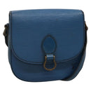 LOUIS VUITTON Epi Saint Cloud PM Schoudertas Blauw M52195 LV Auth 142273-1