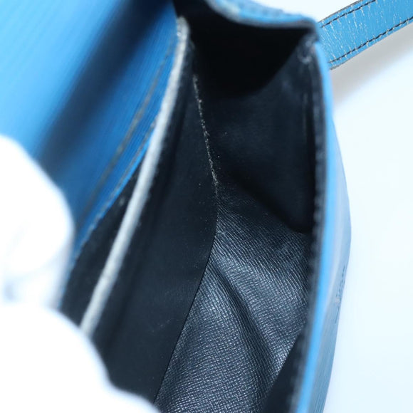 LOUIS VUITTON Epi Saint Cloud PM Shoulder Bag Blue M52195 LV Auth 142273