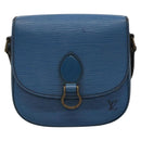 LOUIS VUITTON Epi Saint Cloud PM Schoudertas Blauw M52195 LV Auth 142273-13