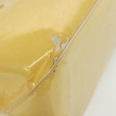 LOUIS VUITTON Monogram Vernis Wilshire PM Hand Bag Broncorail M91452 Auth 142274-10