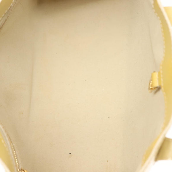 LOUIS VUITTON Monogram Vernis Wilshire PM Hand Bag Broncorail M91452 Auth 142274