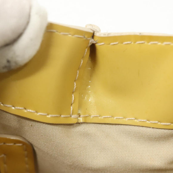 LOUIS VUITTON Monogram Vernis Wilshire PM Hand Bag Broncorail M91452 Auth 142274