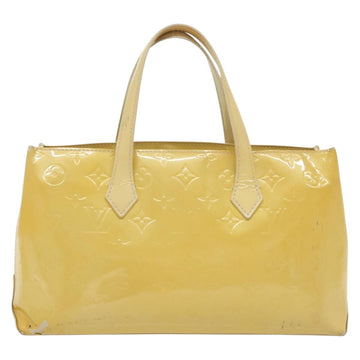 LOUIS VUITTON Monogram Vernis Wilshire PM Hand Bag Broncorail M91452 Auth 142274 - 0