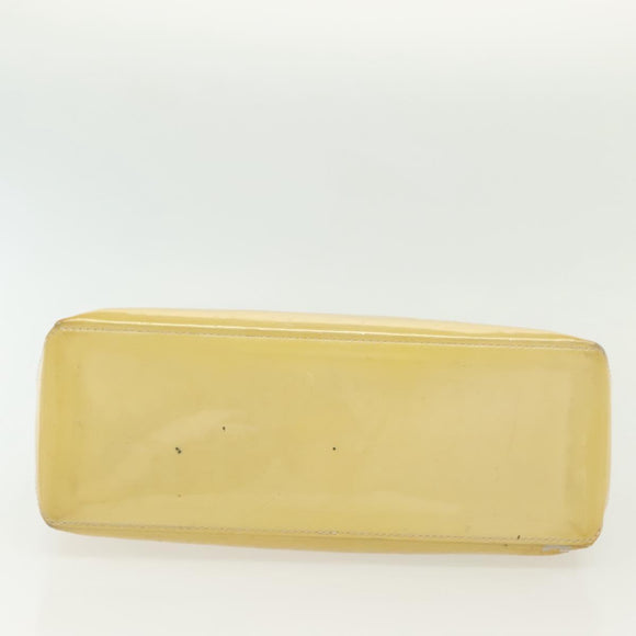 LOUIS VUITTON Monogram Vernis Wilshire PM Hand Bag Broncorail M91452 Auth 142274