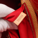 LOUIS VUITTON Monogram Vernis Reade MM Hand Bag Red Rouge M91086 LV Auth 142275-12