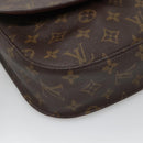 LOUIS VUITTON Monogram Saint Cloud GM Shoulder Bag M51242 LV Auth 142277-16