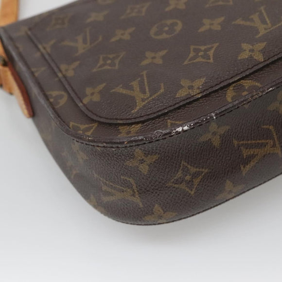 LOUIS VUITTON Monogram Saint Cloud GM Shoulder Bag M51242 LV Auth 142277