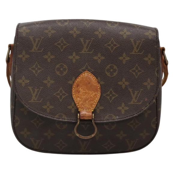 LOUIS VUITTON Monogram Saint Cloud GM Shoulder Bag M51242 LV Auth 142277