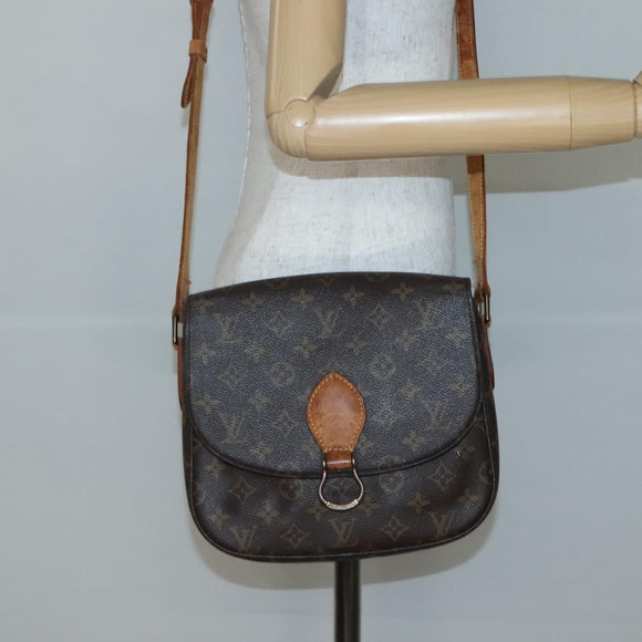 LOUIS VUITTON Monogram Saint Cloud GM Shoulder Bag M51242 LV Auth 142277