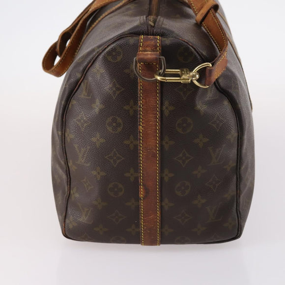 LOUIS VUITTON Monogram Keepall Bandouliere 50 Hand Bag M41416 LV Auth 142280