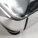 PRADA Shoulder Bag Leather Silver 2VH070 Auth 142285M-13