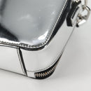 PRADA Shoulder Bag Leather Silver 2VH070 Auth 142285M-14