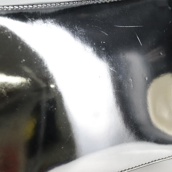 PRADA Shoulder Bag Leather Silver 2VH070 Auth 142285M