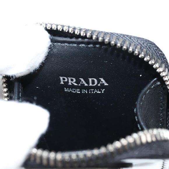 PRADA Shoulder Bag Leather Silver 2VH070 Auth 142285M