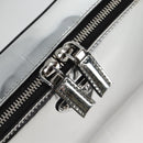 PRADA Shoulder Bag Leather Silver 2VH070 Auth 142285M-22
