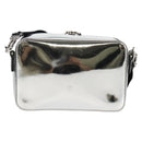 PRADA Shoulder Bag Leather Silver 2VH070 Auth 142285M-3