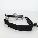 PRADA Shoulder Bag Leather Silver 2VH070 Auth 142285M-7