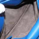 BOTTEGA VENETA INTRECCIATO Shoulder Bag Leather Blue Auth 142290-21