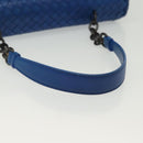 BOTTEGA VENETA INTRECCIATO Shoulder Bag Leather Blue Auth 142290-7