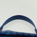 BOTTEGA VENETA INTRECCIATO Shoulder Bag Leather Blue Auth 142290-14