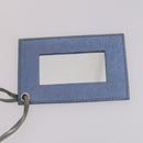 BALENCIAGA The Giant City Hand Bag Leather 2way Light Blue Silver Auth 142291-24