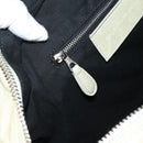 BALENCIAGA The Matelasse Hand Bag Leather Beige Silver 168031 Auth 142293V-23