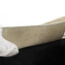 BALENCIAGA The Matelasse Hand Bag Leather Beige Silver 168031 Auth 142293V-12