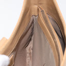 FENDI Zucca Canvas Shoulder Bag Straw Beige Gold Auth 142297-19